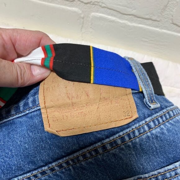 Customized Pride Patchwork Levi’s 100% Cotton Shorts (1023) - Picture 8 of 8